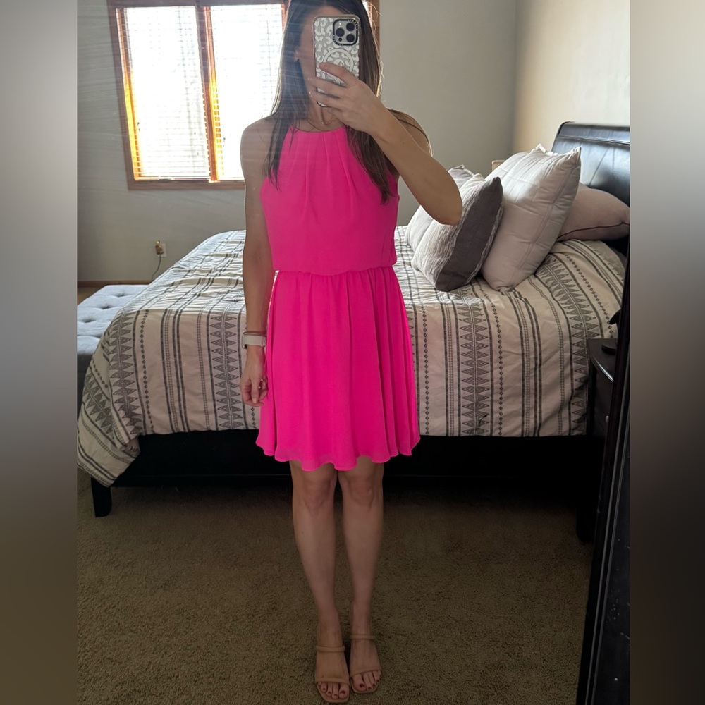 Women’s dress by the brand Lush hot pink